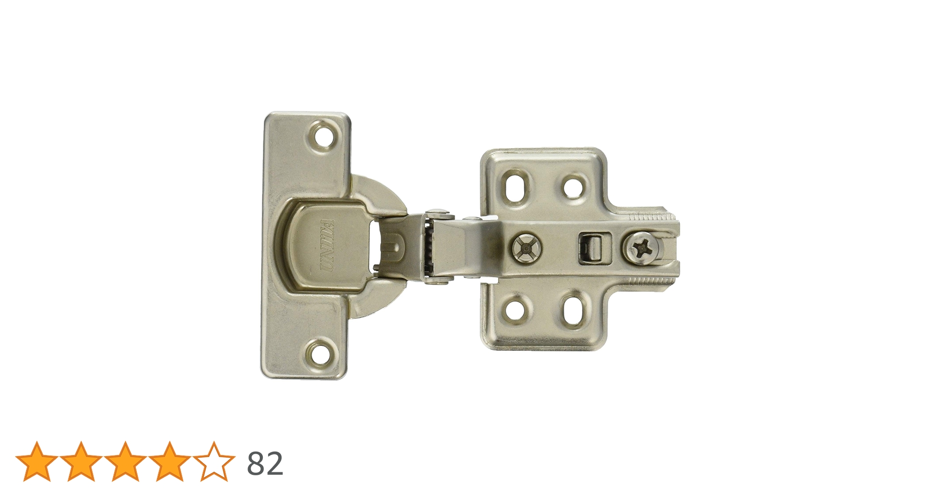 Amazon.co.jp: ハイロジック スライド蝶番キャッチ付35 半かぶせ W202