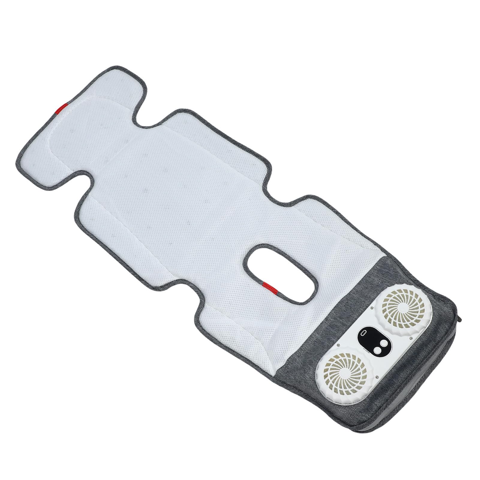 Fodera Raffreddante per Seggiolino Auto, Cuscino Traspirante con Batteria da 10000mAh 3 Velocità per Passeggino Campeggio