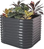 Vista 1 de Vego garden Kit de cama de jardín elevada extra alta de 32 pulgadas, maceta modular elevada 4 en 1 para verduras, flores, frutas, cama de jardín