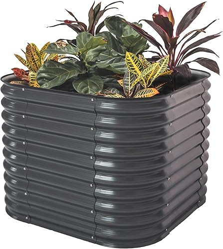 Miniatura 61 de Vego garden Kit de cama de jardín elevada extra alta de 32 pulgadas, maceta modular elevada 10 en 1 para verduras, flores, frutas, cama de jardín