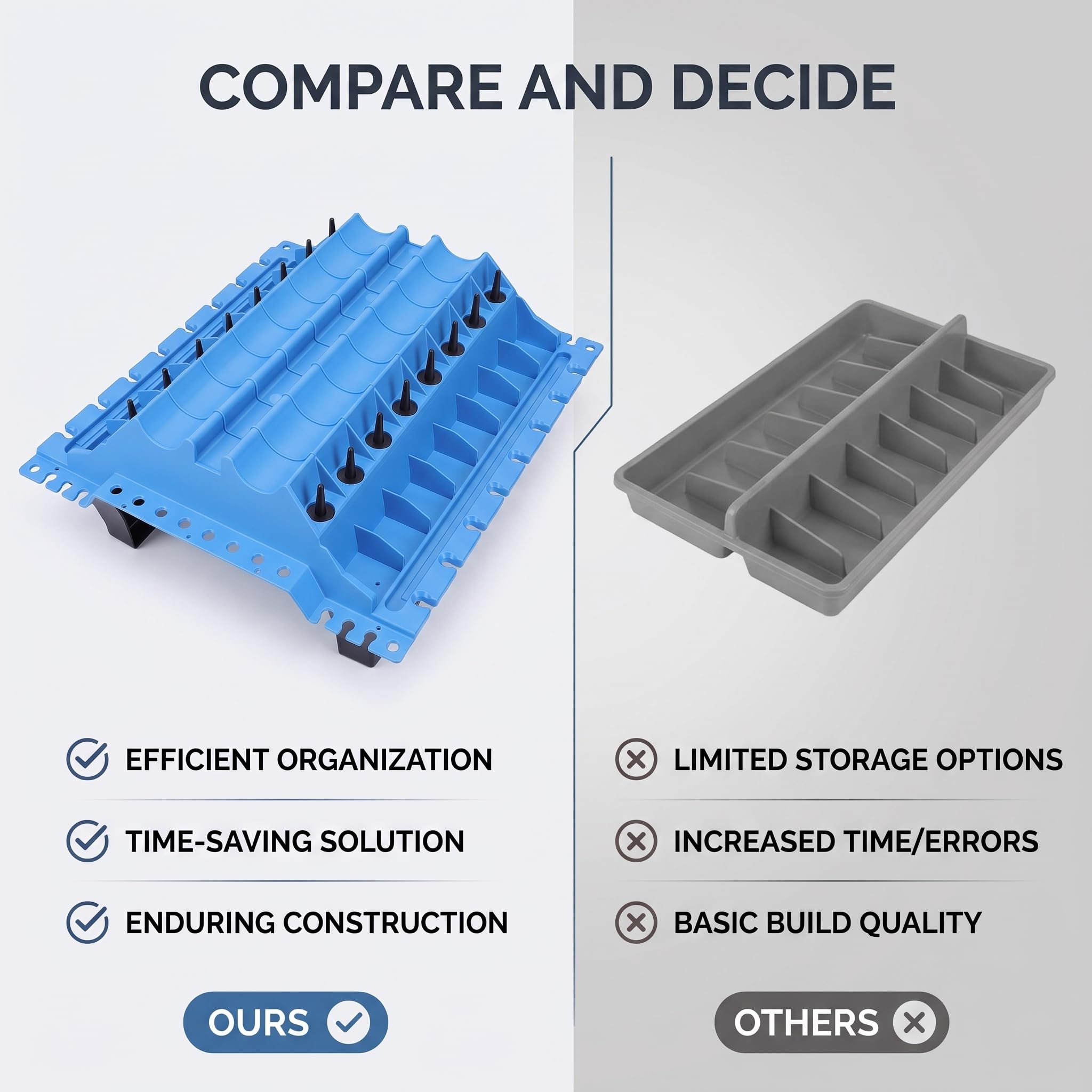 Alomejor Organizer per Testate Motore, Strumento per Valvole in Nylon e Supporto per Riporre Componenti e Parti del Motore per Meccanici Automobilistici