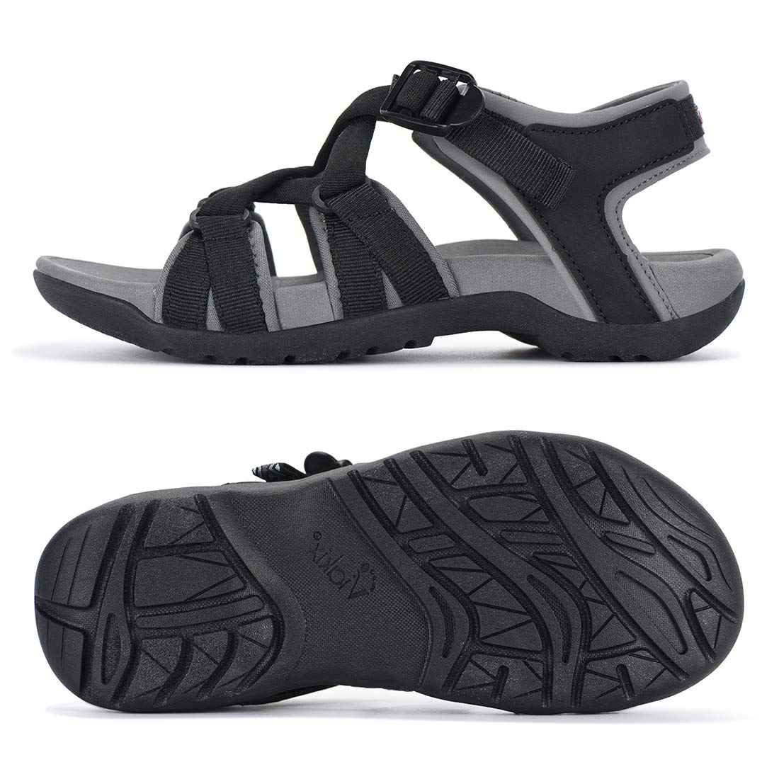 Viakix Walking Sandals Womens – Comfortable Athletic Cute Sandal, for Hiking, Outdoors, Walking, Water, Trekking, Sports (Narrow & Medium Widths)