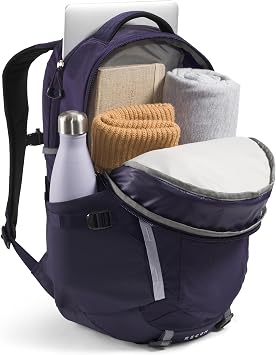 The North Face Women's Recon Everyday Laptop Backpack - Commuter Travel Bag, 18 Laptop Sleeve, Water-Repellent, Eternal Purple/Blue Flax, One Size