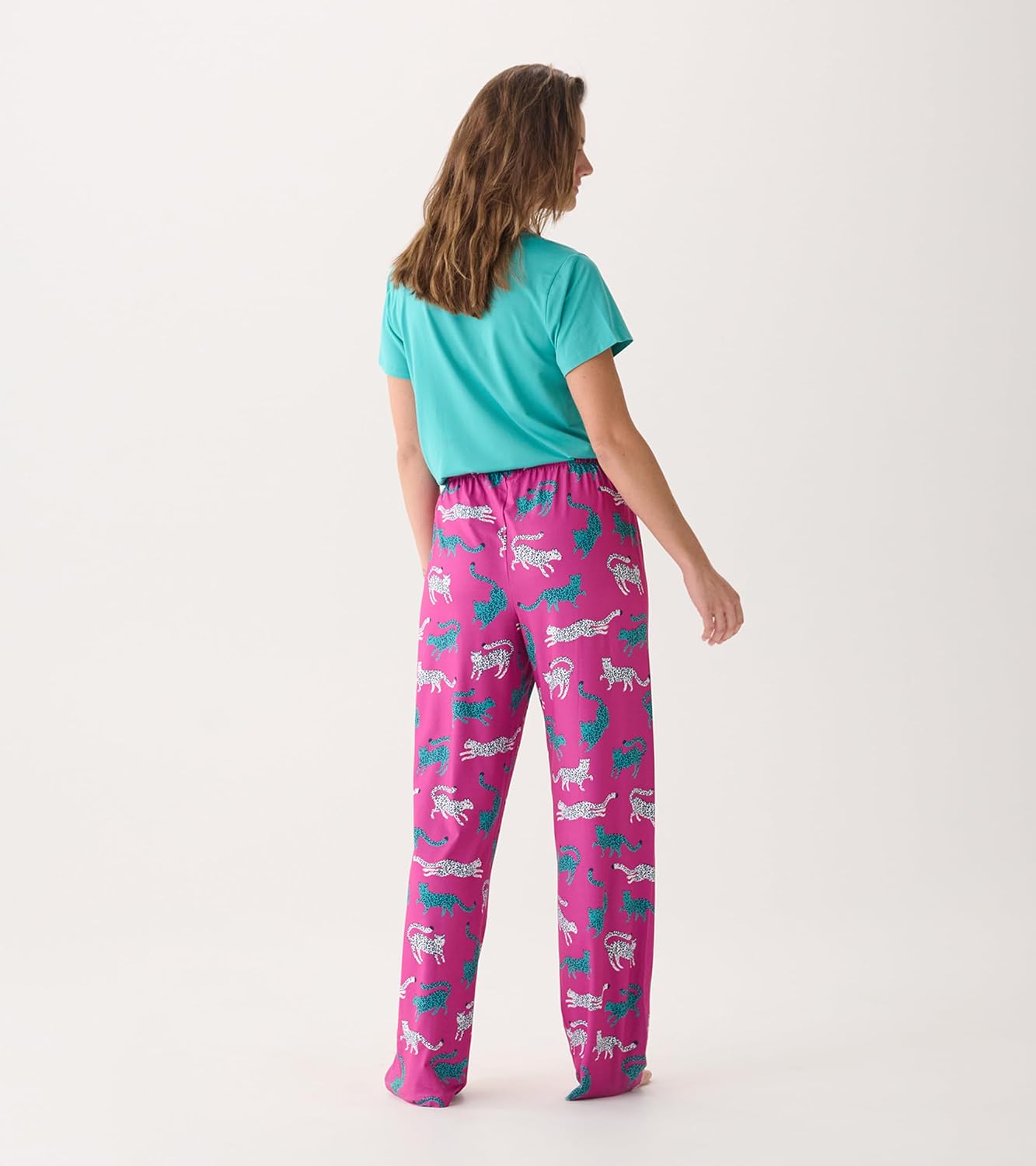 Little Blue House Women's Capelton Road Pajama/Lounge Sleepwear Bottom Pants – Printed | Polyester | with Packing Bag