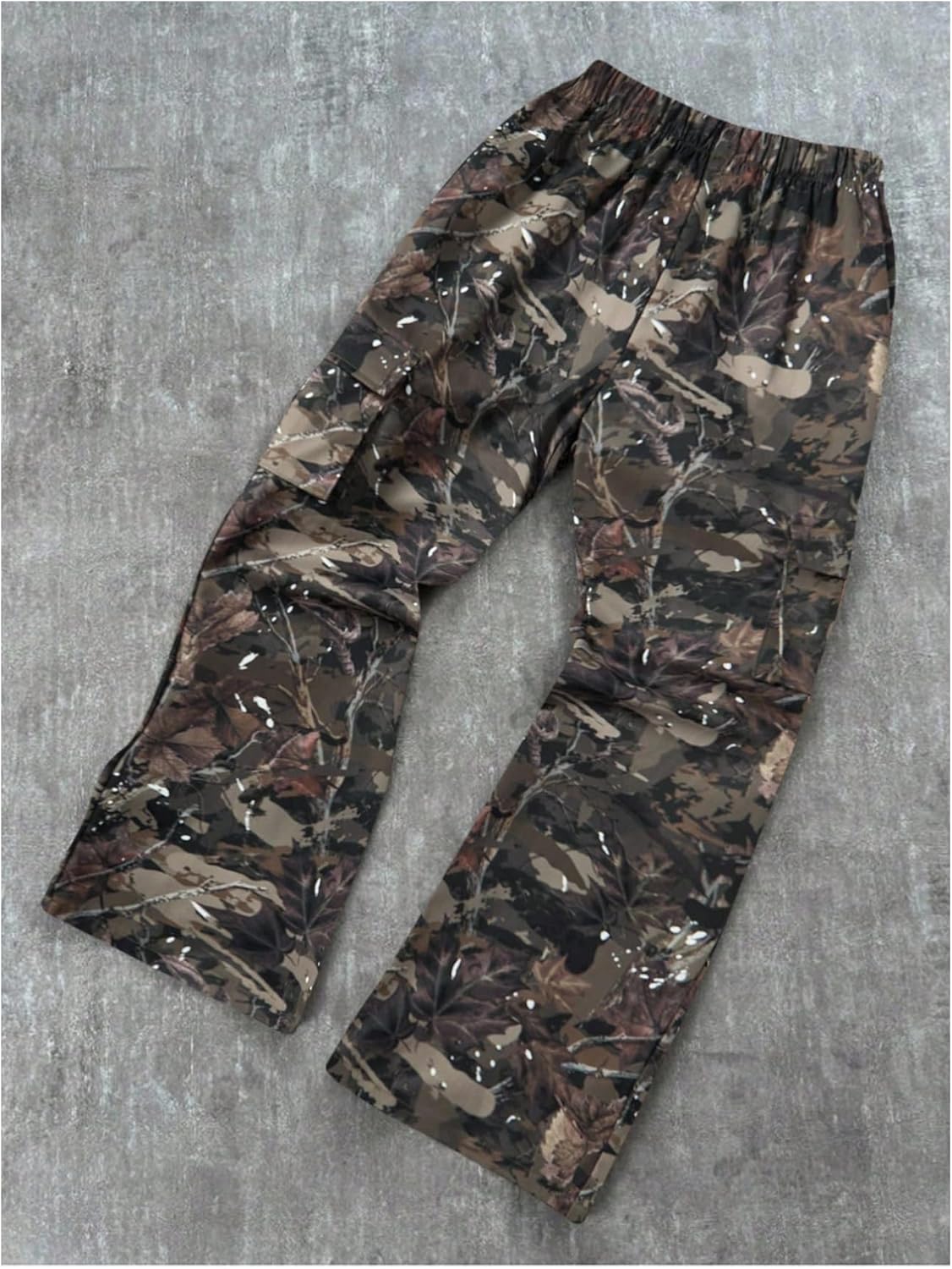 SOLY HUX Boy's Camo Cargo Pants Elastic Waist Baggy Pants Trousers Streetwear - Image 2