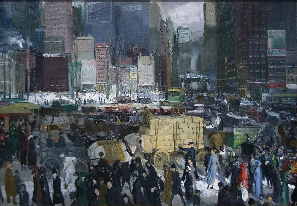George Bellows New York impression d'art extra large mate finition luxe - 5