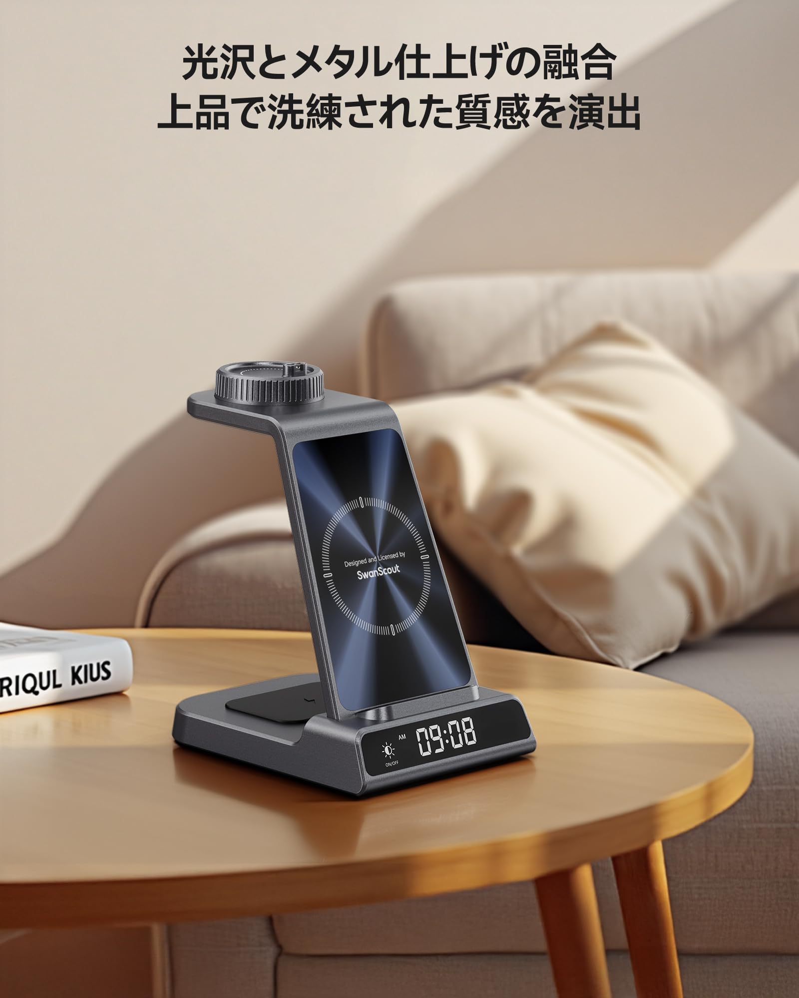 Amazon.co.jp: 【Garmin Watch専用】3in1 ワイヤレス充電器、ガーミン