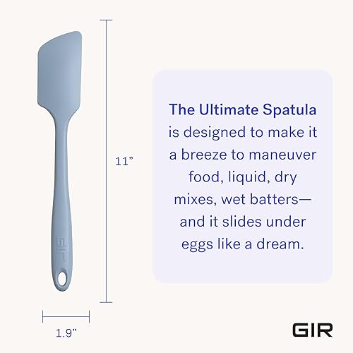 Miniatura 4 de GIR Get It Right - Espátula de cocina de silicona, utensilios de cocina no tóxicos para utensilios de cocina antiadherentes, cocinar y hornear,