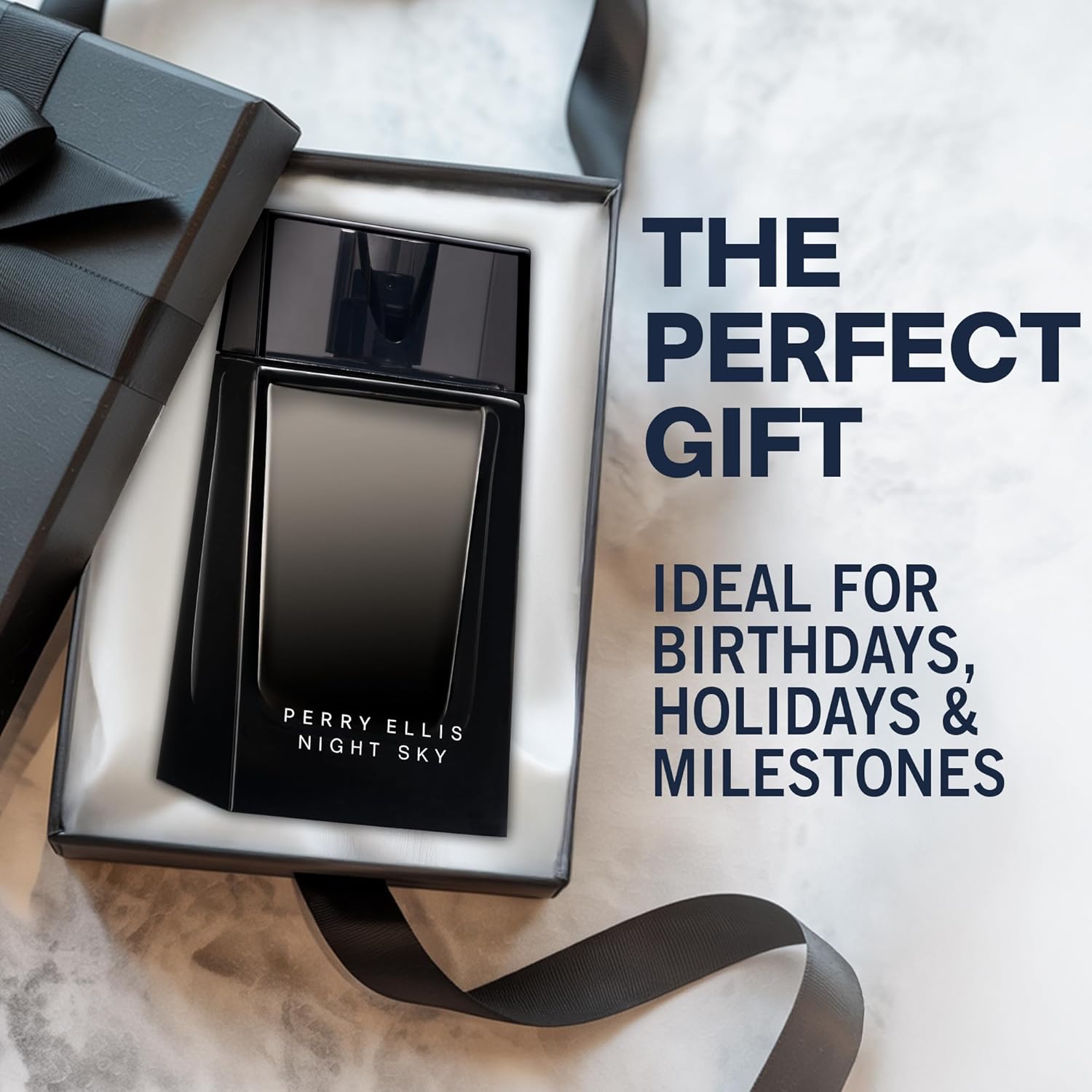 Perry Ellis Night Sky - Men's Cologne - 3.4 fl oz Eau de Toilette - bergamot, anise, pear, fig, geranium, lavender, fir balsam, vanilla, vetiver, sandalwood