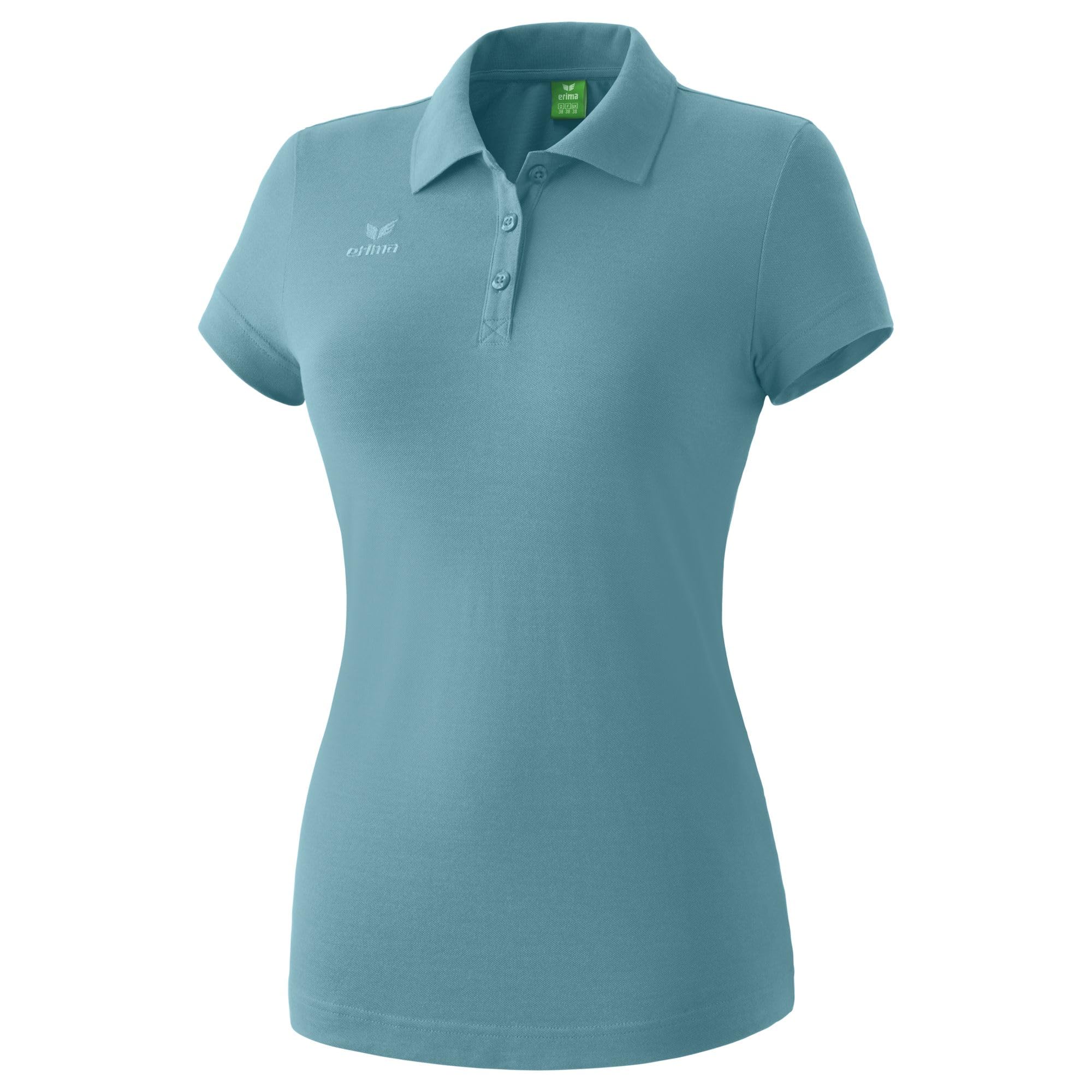 Erima Women's Functional Teamsport Polo T-Shirt Smoke Blue