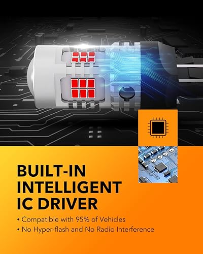 Miniatura 22 de OXILAM Bombilla LED 912 921 mejorada, luces de marcha atrás, bombillas de respaldo para automóvil, brillo 300% más alto, 6000 K, blanco