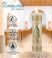 Vista 2 de Virgen de Guadalupe Vela Virgen de Guadalupe Vela de oración hecha a mano Vela Guadalupana