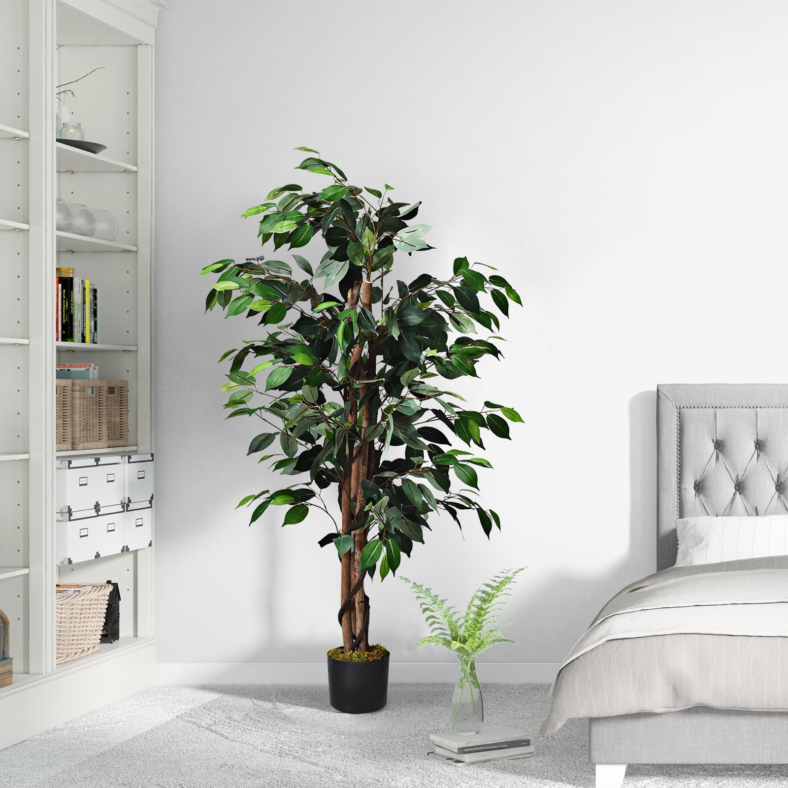 【新着商品】TANGKULA 観葉植物 フェイク 120cm フェイクグリーン Amazon｜Tangkula 観葉植物 フェイクグリーン 120cm フェイク 植物