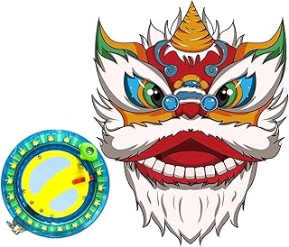 Kite for Outdoor Games and Activities Lion Animal Shape Kite Large Adult Children Kites Outdoor Sports Kite Easy to Fly Kite Easy Fly Kites (Size : with 300m Reel)