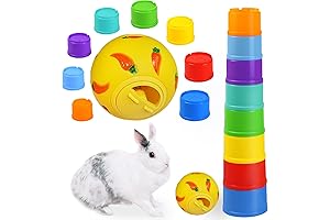 9 Pack Rabbit Puzzle Toy for Bunnies Hedgehogs Small Animals