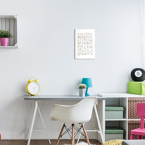 Miniatura 2 de Stupell Industries LSR Design Studio - Placa de pared con alfabeto arcoíris pastel