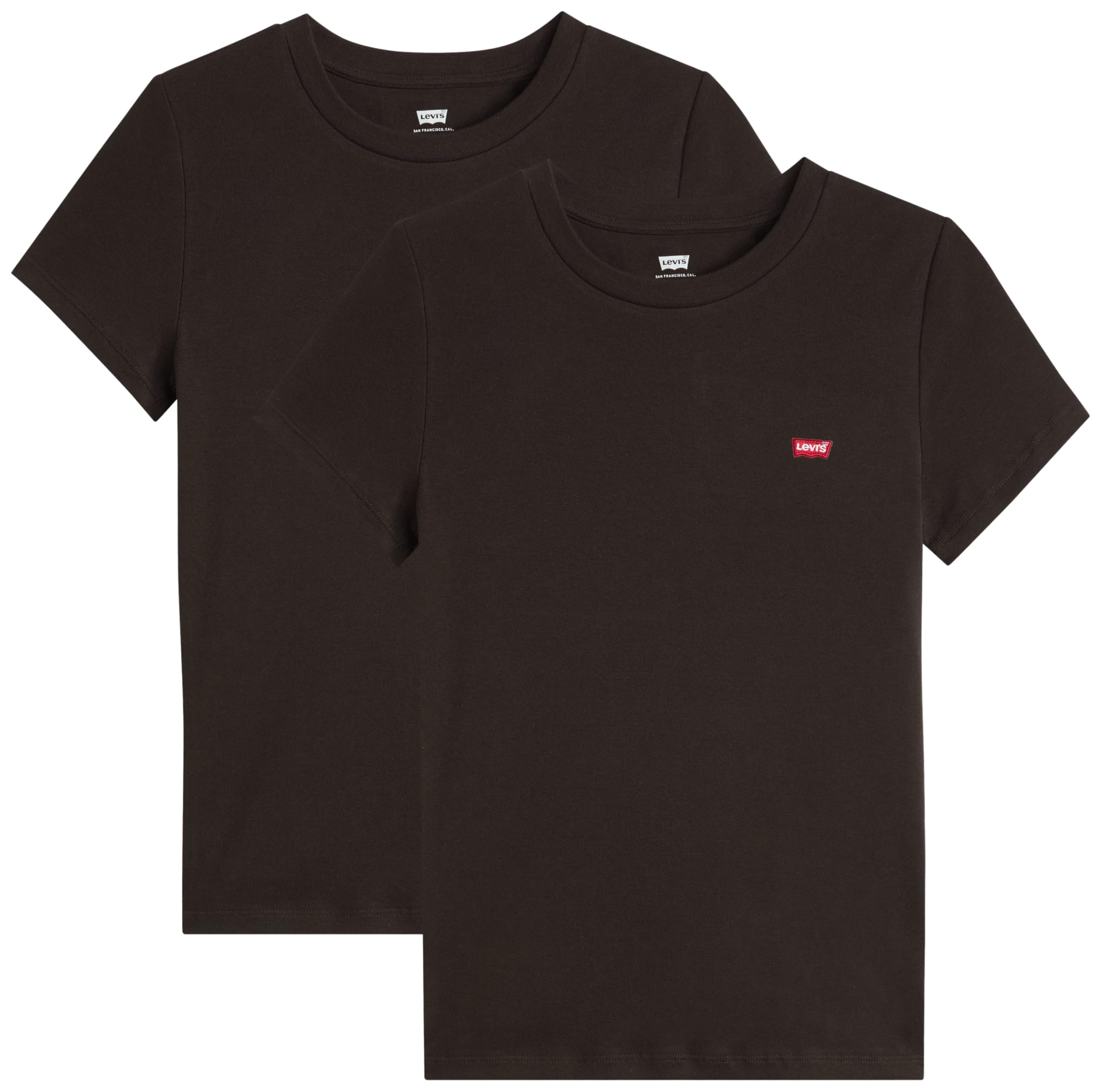 Levi's 2 Pack Essential Ss Tee 2 Pack Tee Anthracite, 2 Pack Tea Anthracite, XS