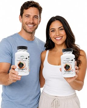 120 Super Advanced Supplement Capsules for Skin Nails and Hair Super Collagen + C
