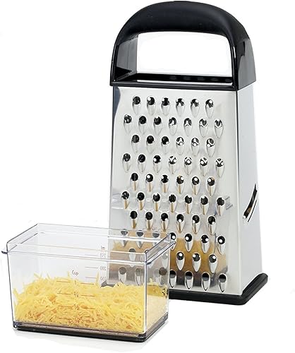 Miniatura 2 de GoodCook Touch 4-sided Box Grater, Stainless Steel Blades with Collection Cup included