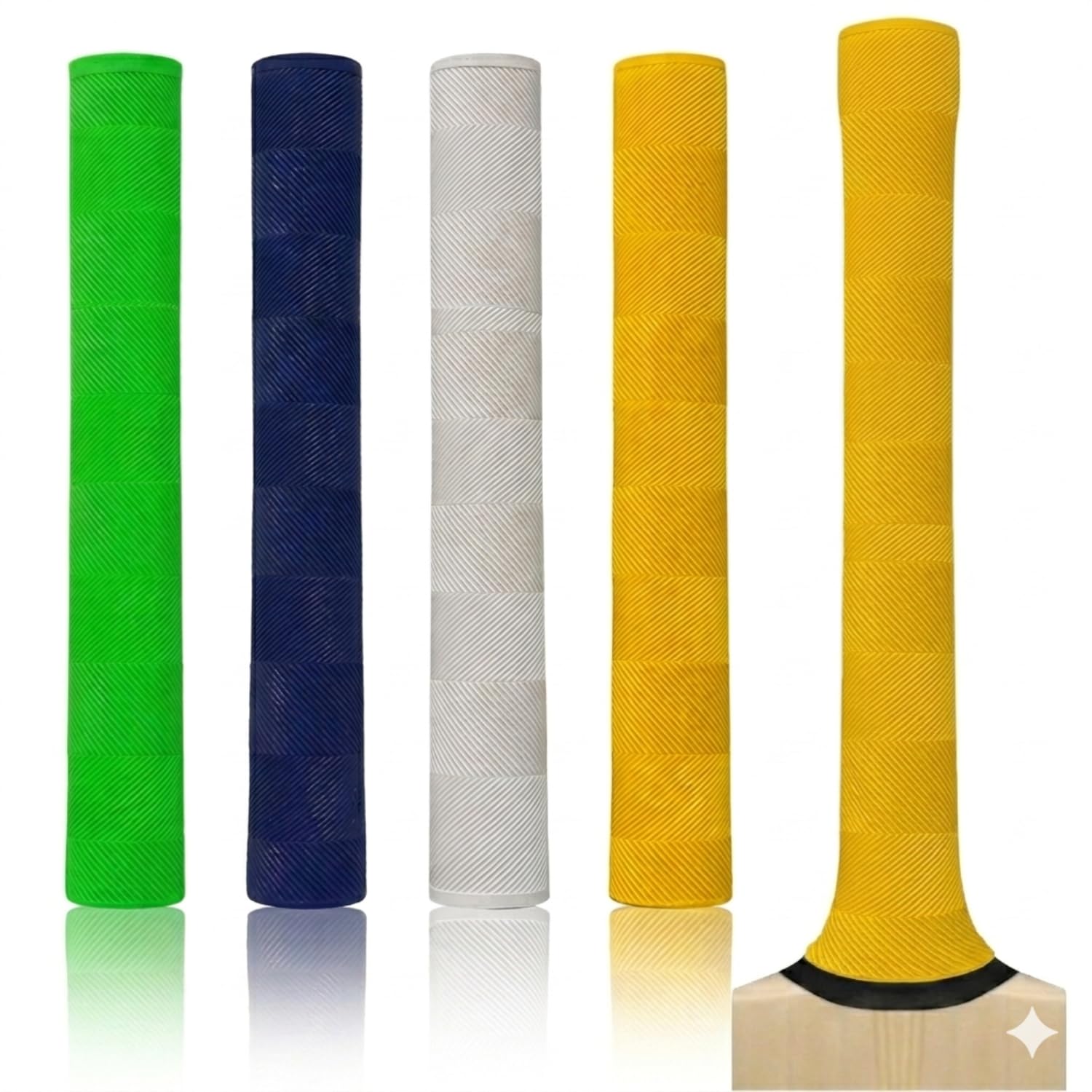 Cricket Bat Grips - Excellent Shock Absorption Bat Durable Rubber Grips with Soft Feel (Chevron 1) — image 1