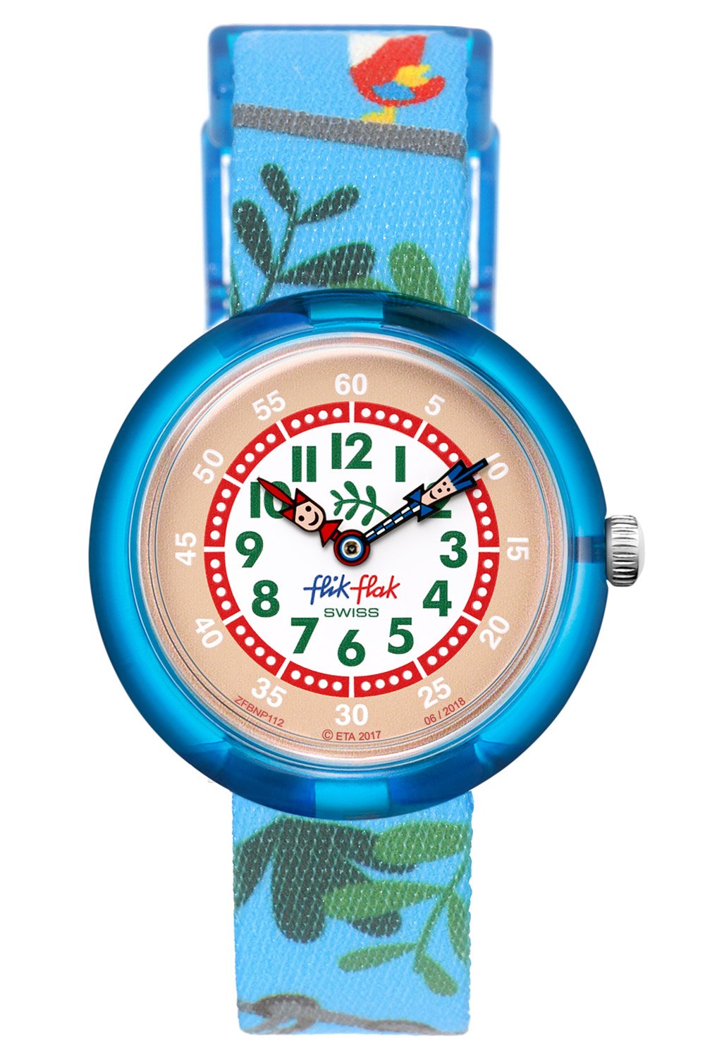 Flik Flak FBNP112 - Orologio analogico al quarzo per ragazzi con cinturino in tessuto