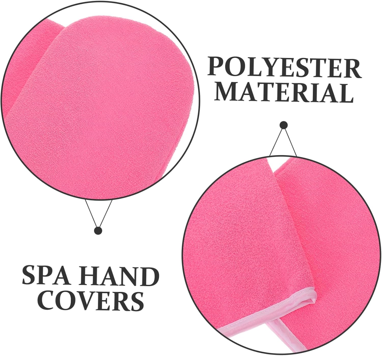 minkissy Paraffin Wax Gloves for Hand Thermal Mitts with Hook Loop Closure Insulated for Enhanced Warmth and Comfort
