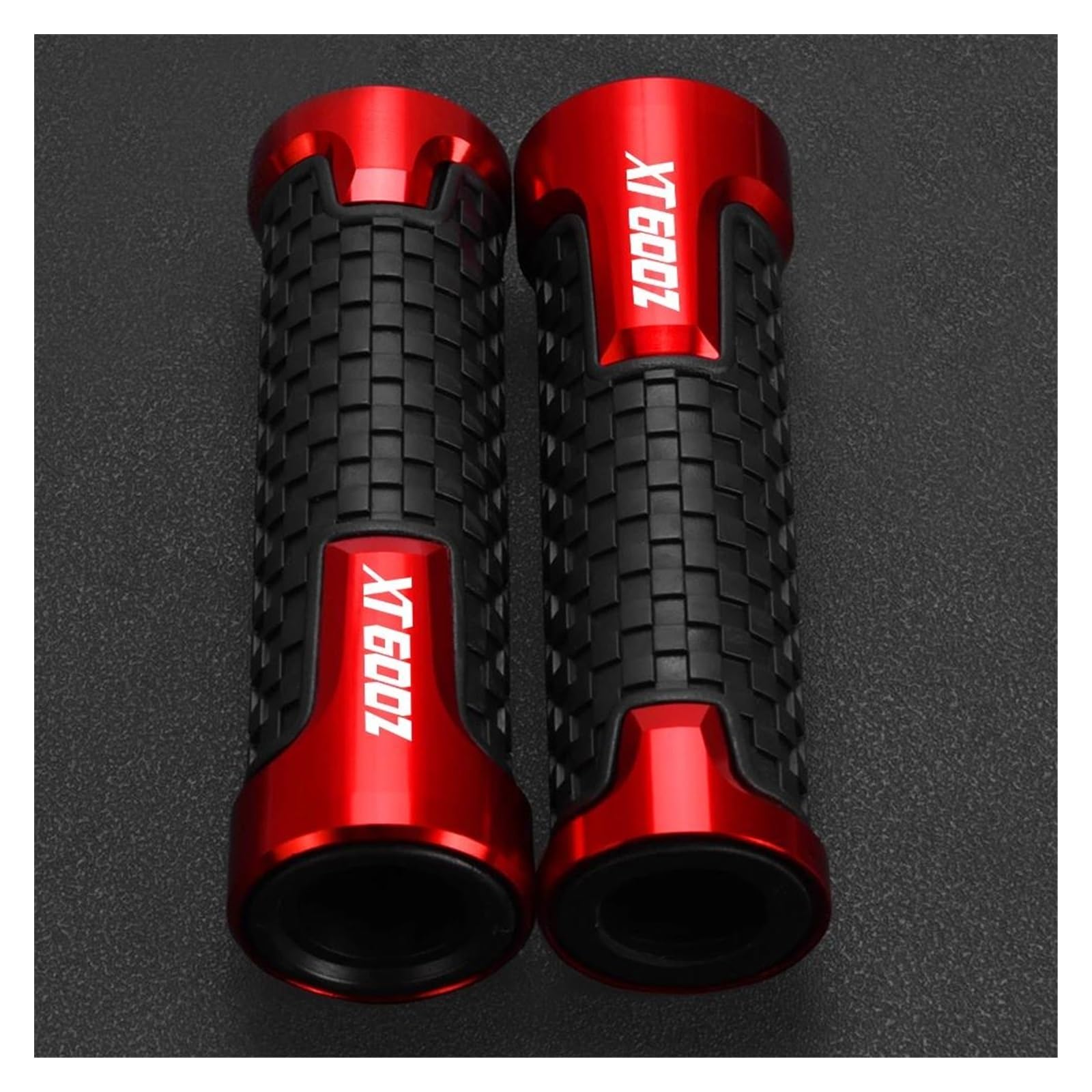Poignées de guidon 22mm pour XT 600Z Tenere 1984-1986 embouts de guidon moto rouges