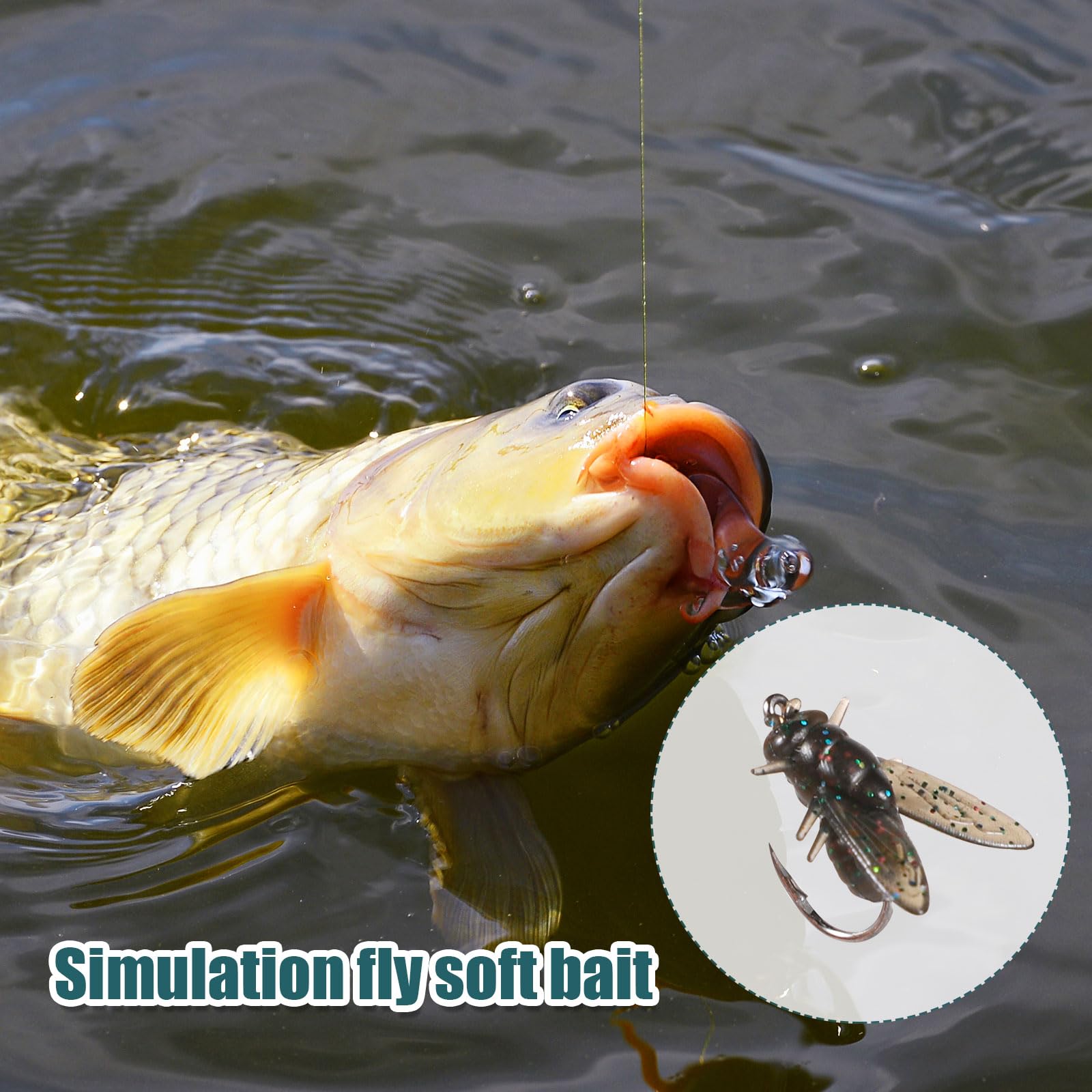 Mikikit 8 Esche Per Pesca A Mosca – Streamer Con Ardiglione, Vibrazione Sfera Acciaio, Per Spigole E Trote In Acqua Dolce E Salata