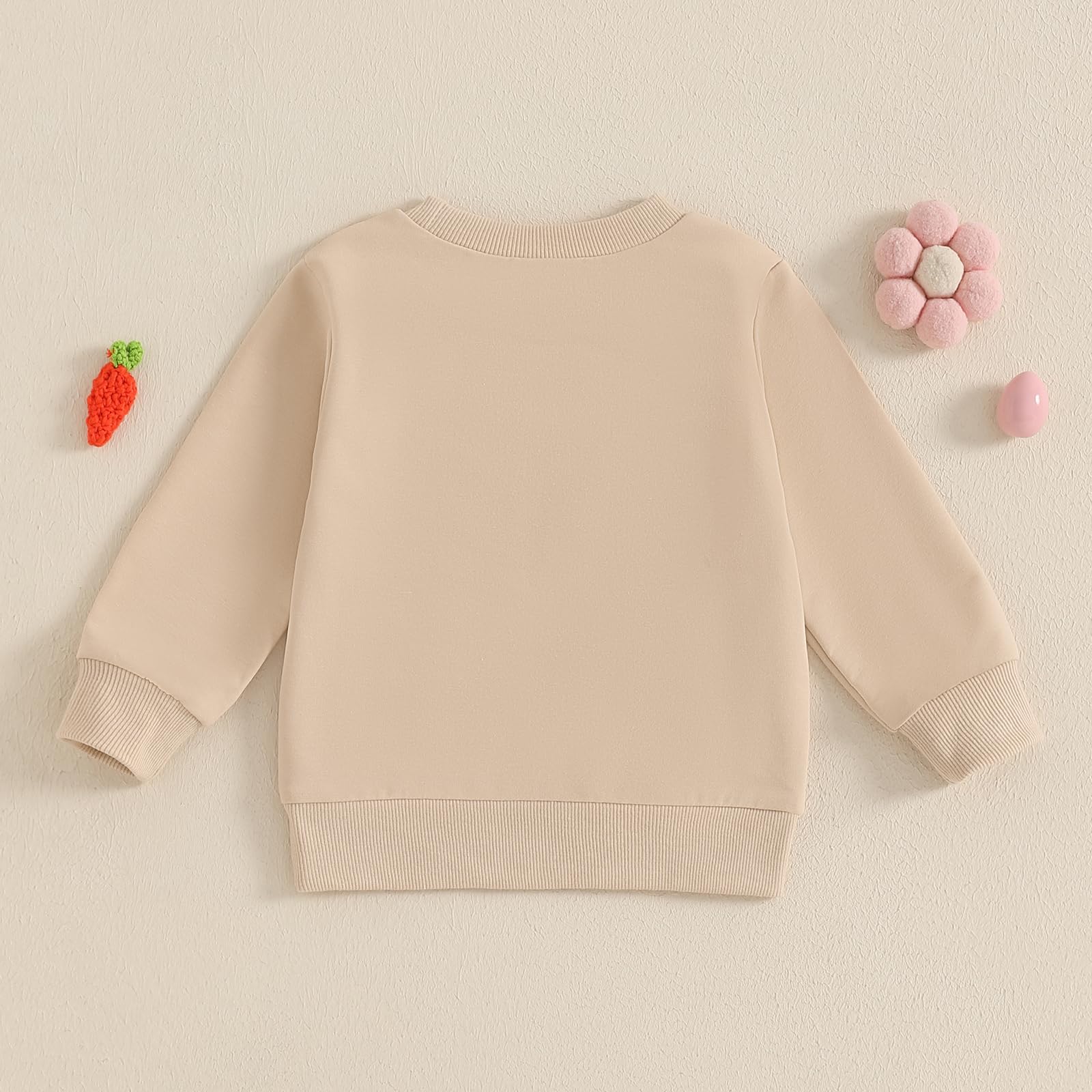 Geagodelia Sweat-shirt de Pâques à manches longues pour enfants garçons filles lapin à paillettes broderie lettres sweatshirts pulls à capuche tenues de Pâques pour petite fille