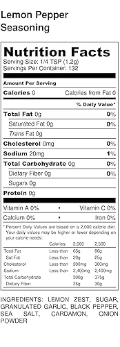 Miniatura 2 de Premium  Condimento para palomitas de maíz con pimienta de limón  Coctelera grande  Sin calorías  Sin grasa  Sin grasa saturada  Sin colesterol