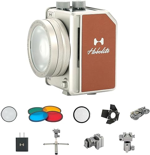 Miniatura 10 de Mini kit estándar de iluminación fotográfica, CRITLCI bicolor 96+, 20W, 2700K-6500K regulable, control de aplicación portátil de video y luz
