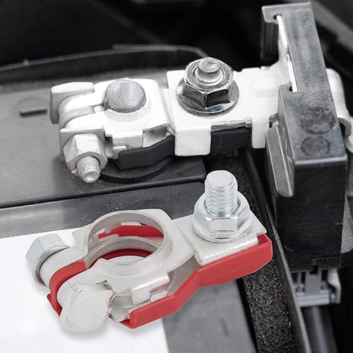 Miniatura 7 de Aoerzn Conectores de terminal de batería premium, 2 piezas de desconexión rápida de desconexión de batería de automóvil, 4 vías positivas negativas