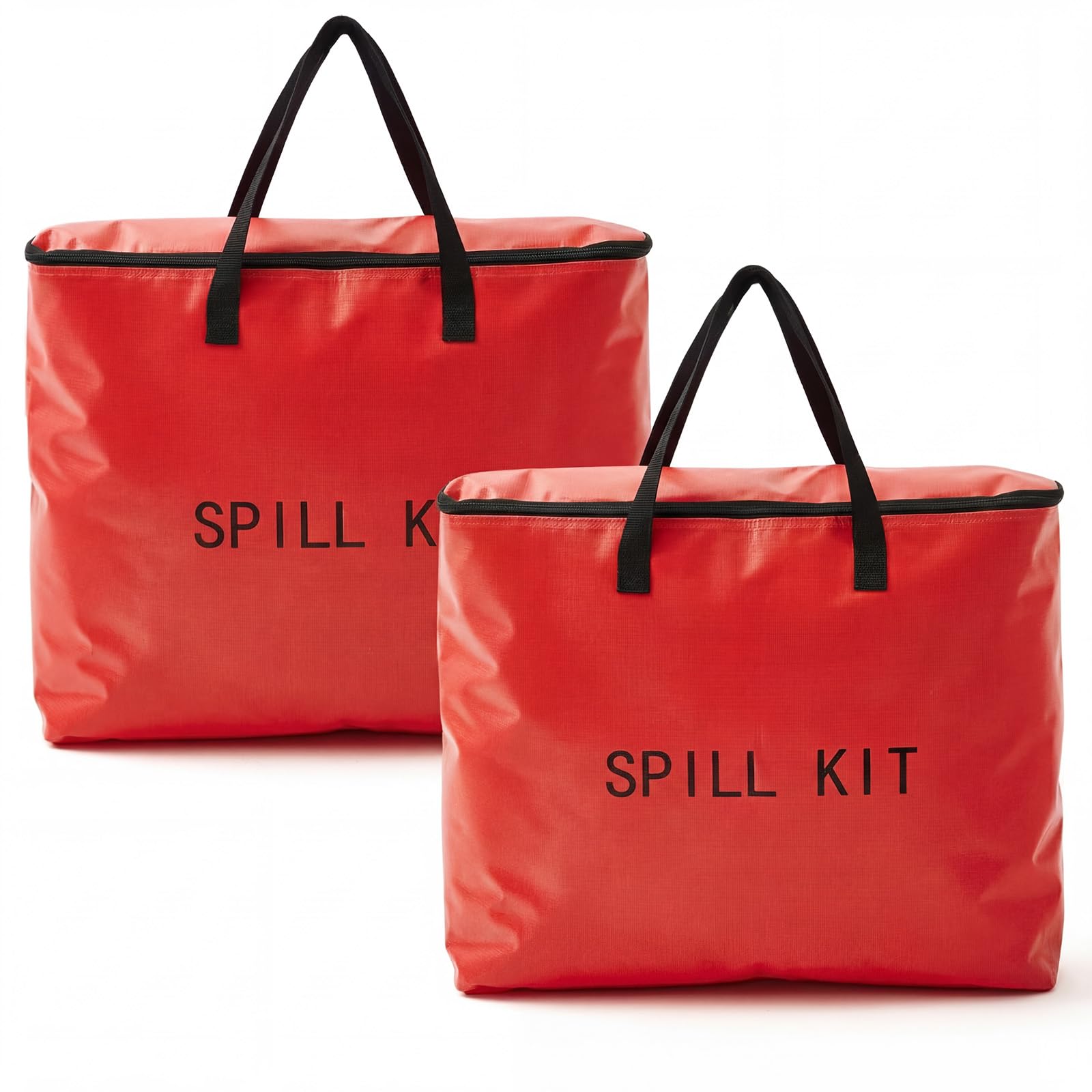 Dansydaisy 2 Pcs Spill Kit Bag Only, Biohazard Clean up Kit, Red