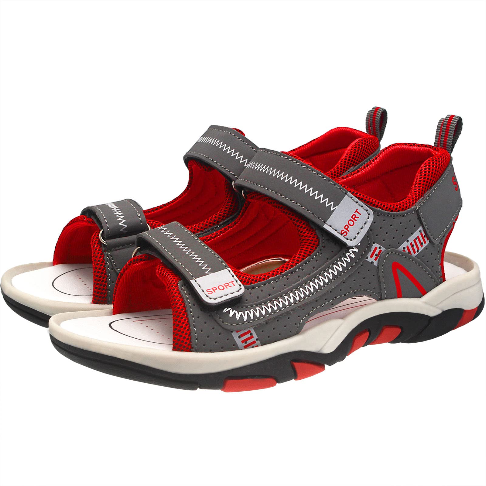 Sandales Bout Ouvert Garçon Sandales de Marche Été Chaussures de Plage Enfants(25-38 EU)