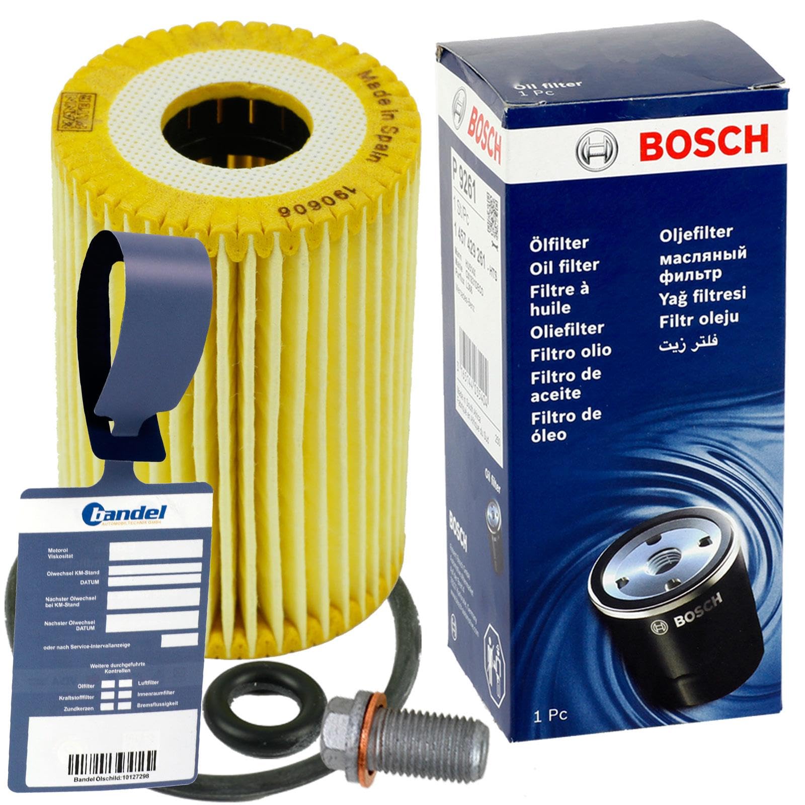 BandelOne Ölwechsel Set - MANNOL 5W30 Öl Mit Filter