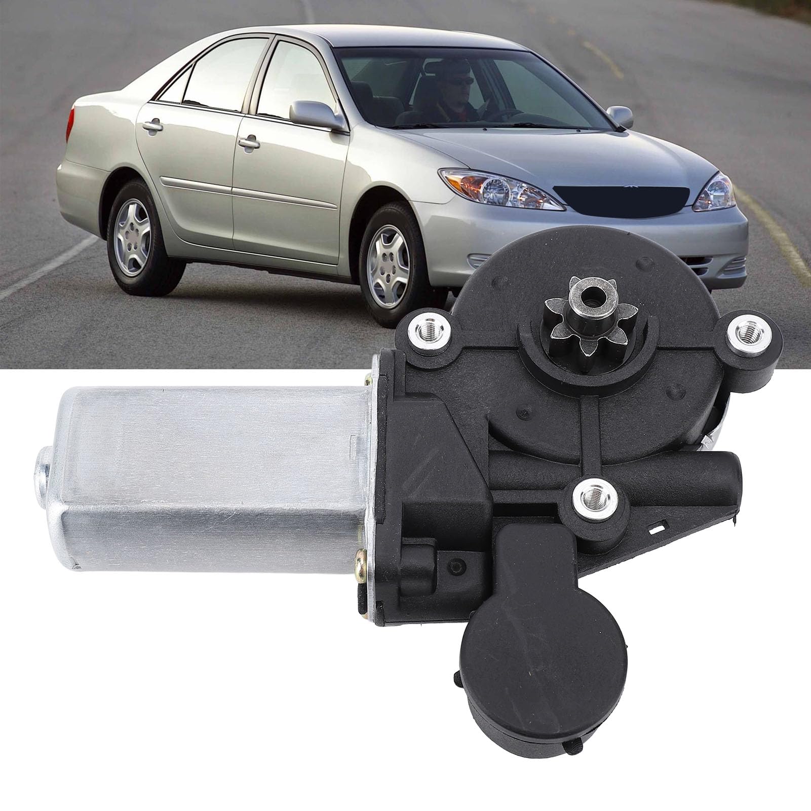 Aramox Moteur de Lève-Vitre Avant Gauche côté Conducteur Moteur de Régulateur de Vitre Remplacement 85720-33120, 85720-32150