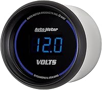Vista 2 de Auto Meter 6993 Medidor de voltímetro digital cobalto 2.3125 pulgadas