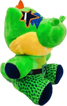 FNAF Montgomery Timsah Peluş Oyuncak Koleksiyon için Uygun, FNAF Peluş Oyuncak Erkek Kız Noel Cadılar Bayramı Doğum Günü Hediyesi, 20,32 cm (Montgomery Gator)