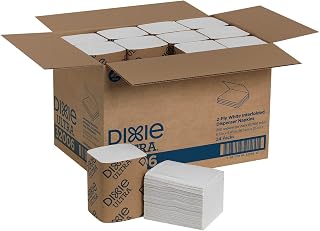Dixie Ultra Interfold 2-Ply Napkins Dispenser Refill 32006 - 250/Pack, 24 Packs/Case White Georgia-Pacific Bulk