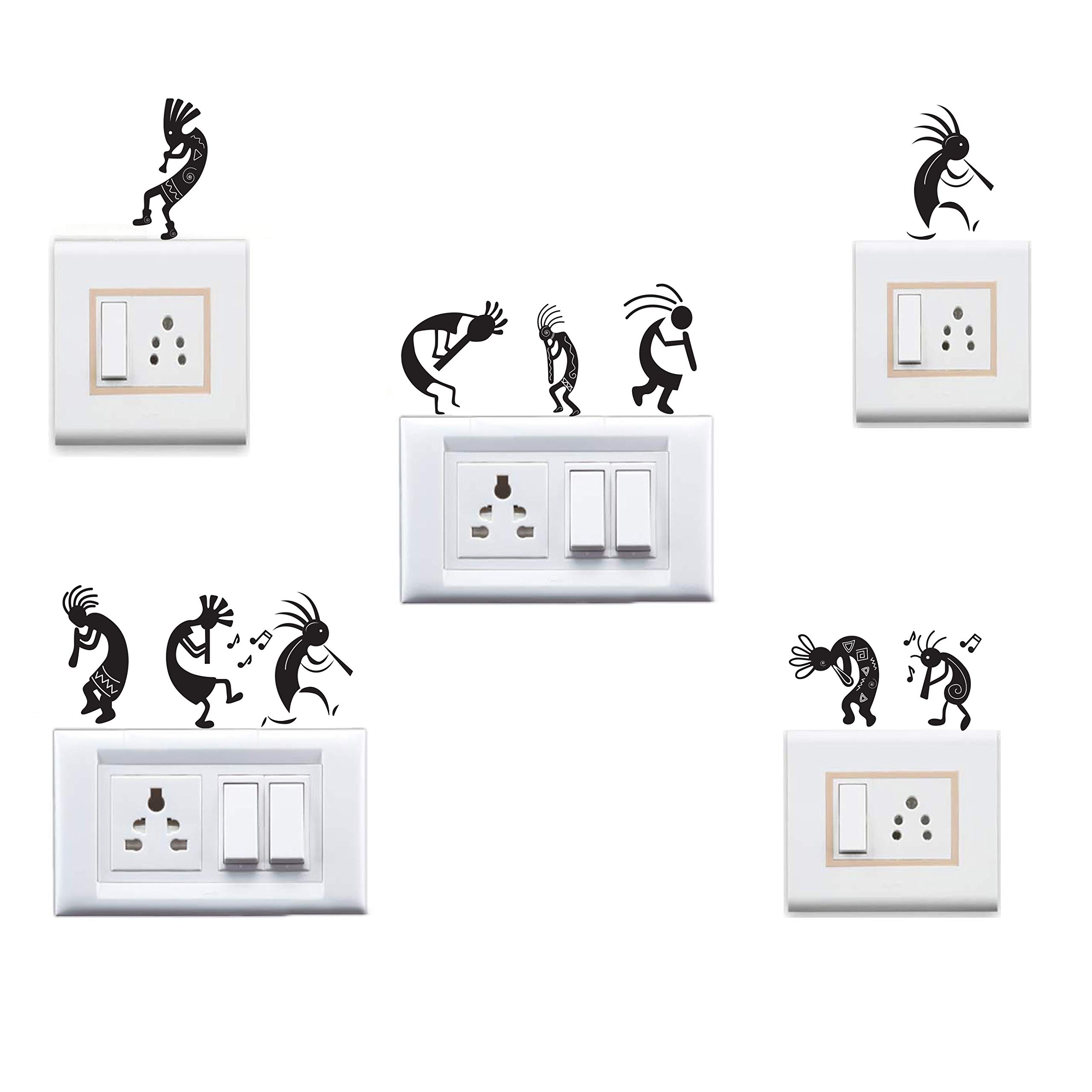 WallDesign Vinyl Ancient Tribal People Switchboard Sticker (Black) - Set of 9 (B08S6TR3PL) Amazon Price History, Amazon Price Tracker