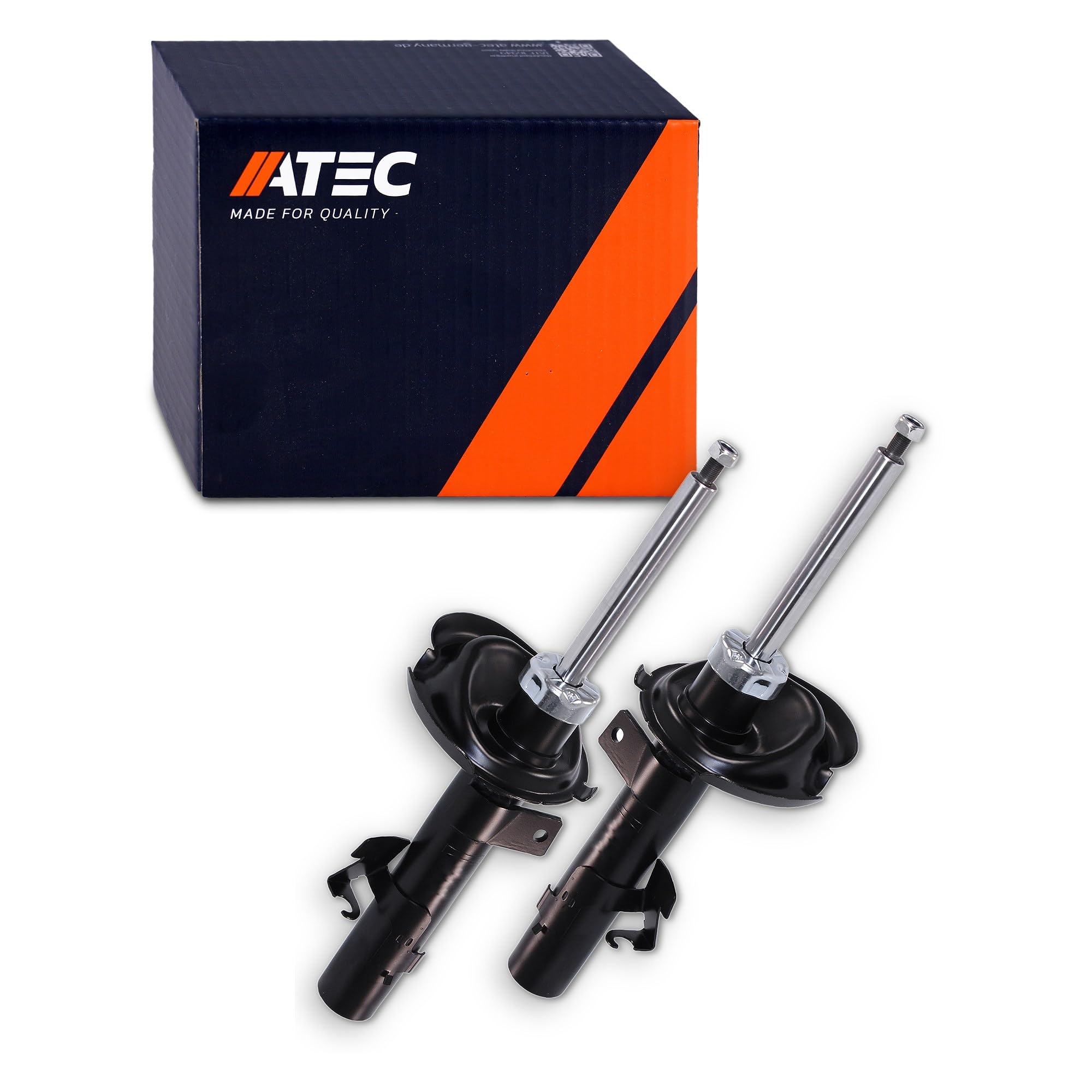 ATEC Germany 2x ammortizzatore a gas a pressione puntone anteriore a doppio | Compatibile con: FORD C-MAX, FOCUS C-MAX, FOCUS II, FOCUS II Stufenheck, FOCUS II Turnier