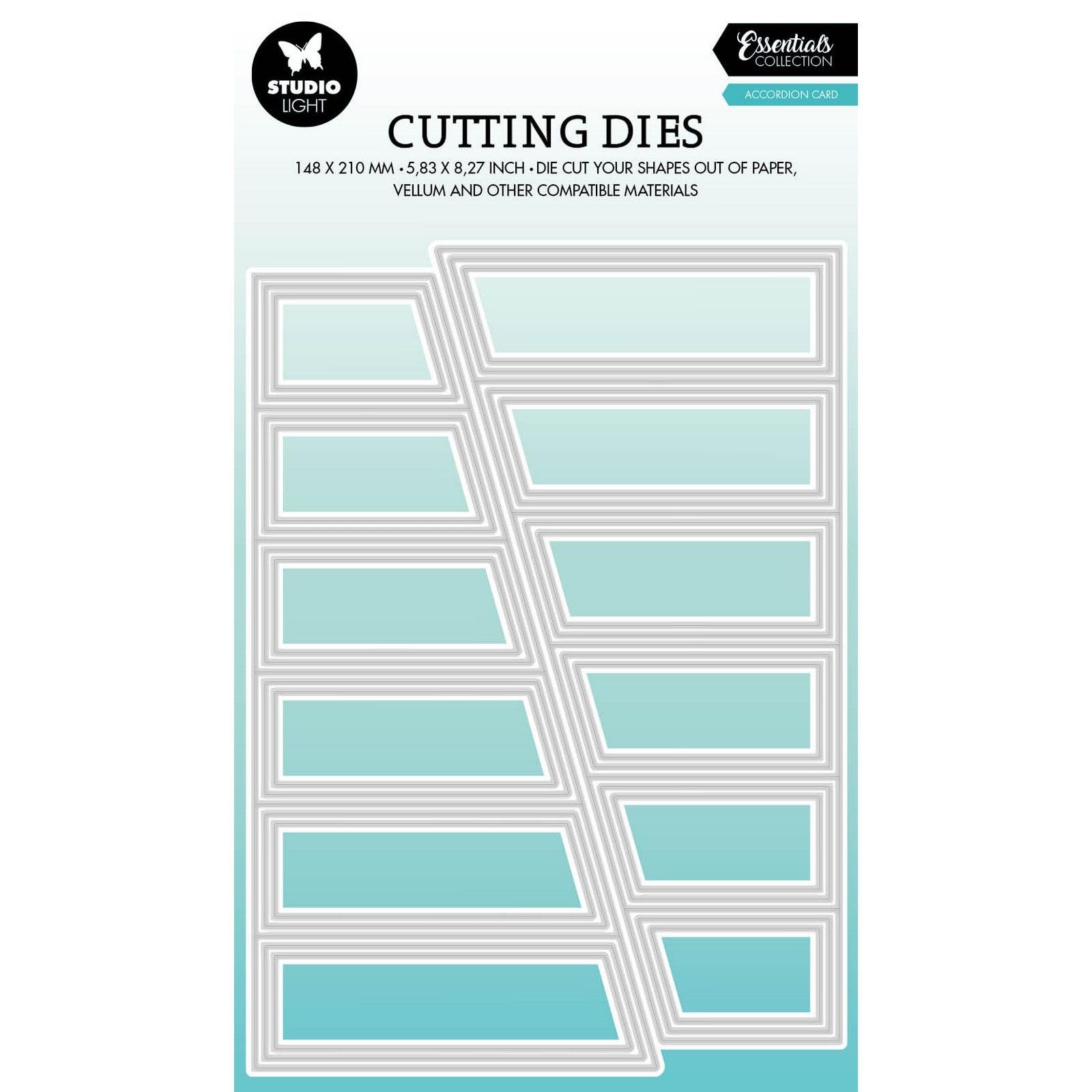 Cutting Die Accordéon card - Essentials nr. 537