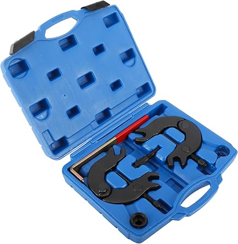 Miniatura 9 de BTSHUB Kit de herramientas de correa dentada del eje de levas de alineación del árbol de levas de 6 piezas compatible con motores Audi A4 A6 3.0L V6