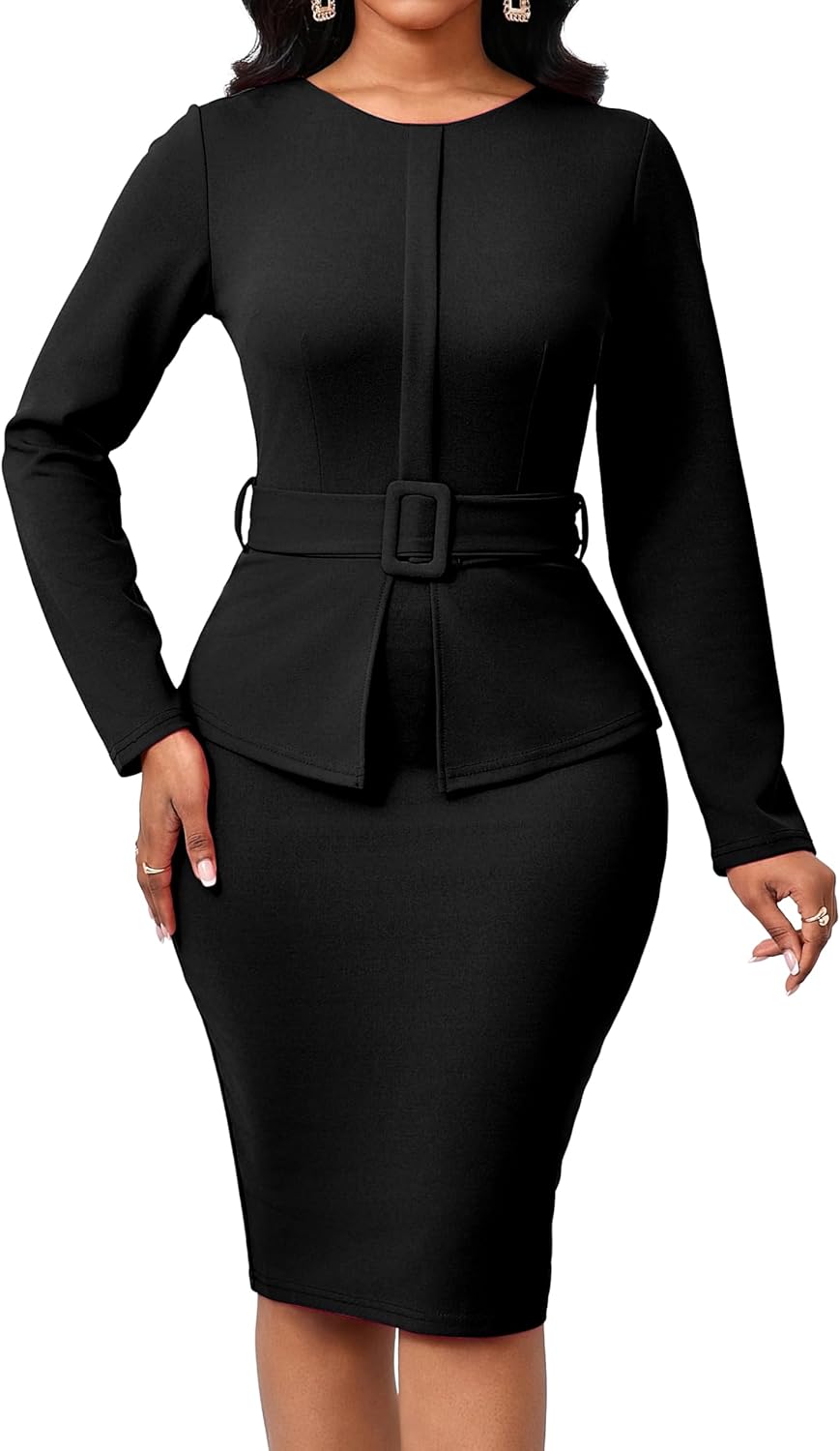 CuteCherry Women Sexy Dress Bodycon Work Dress Elegant Pencil Dress