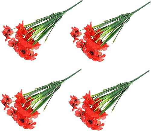 Miniatura 1 de 1 juego de 4 piezas de flores artificiales decorativas para decoración del hogar, decoración africana, decoración de mesa de boda, selecciones de