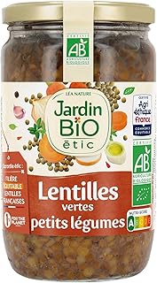 Jardin BiO étic - Lentilles Cuisinées aux Petits Légumes 660 g