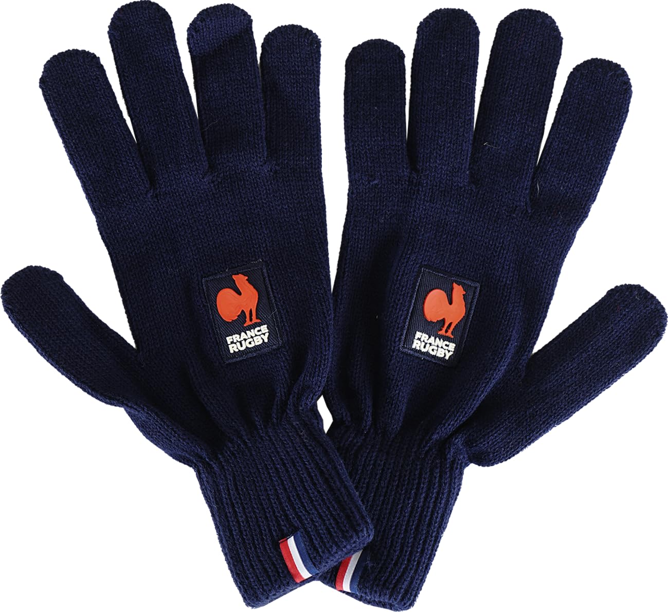 Fédération Française de Rugby FFR – Offizielle Handschuhe XV de France – Handschuhe aus Acryl, Erwachsenengröße – Offizielle Kollektion, Marineblau … (L/XL) Fashion