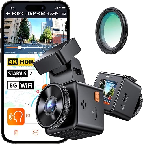 VANTRUE E1 Pro 4K HDR Car Dash Cam Front Sony STARVIS 2, …