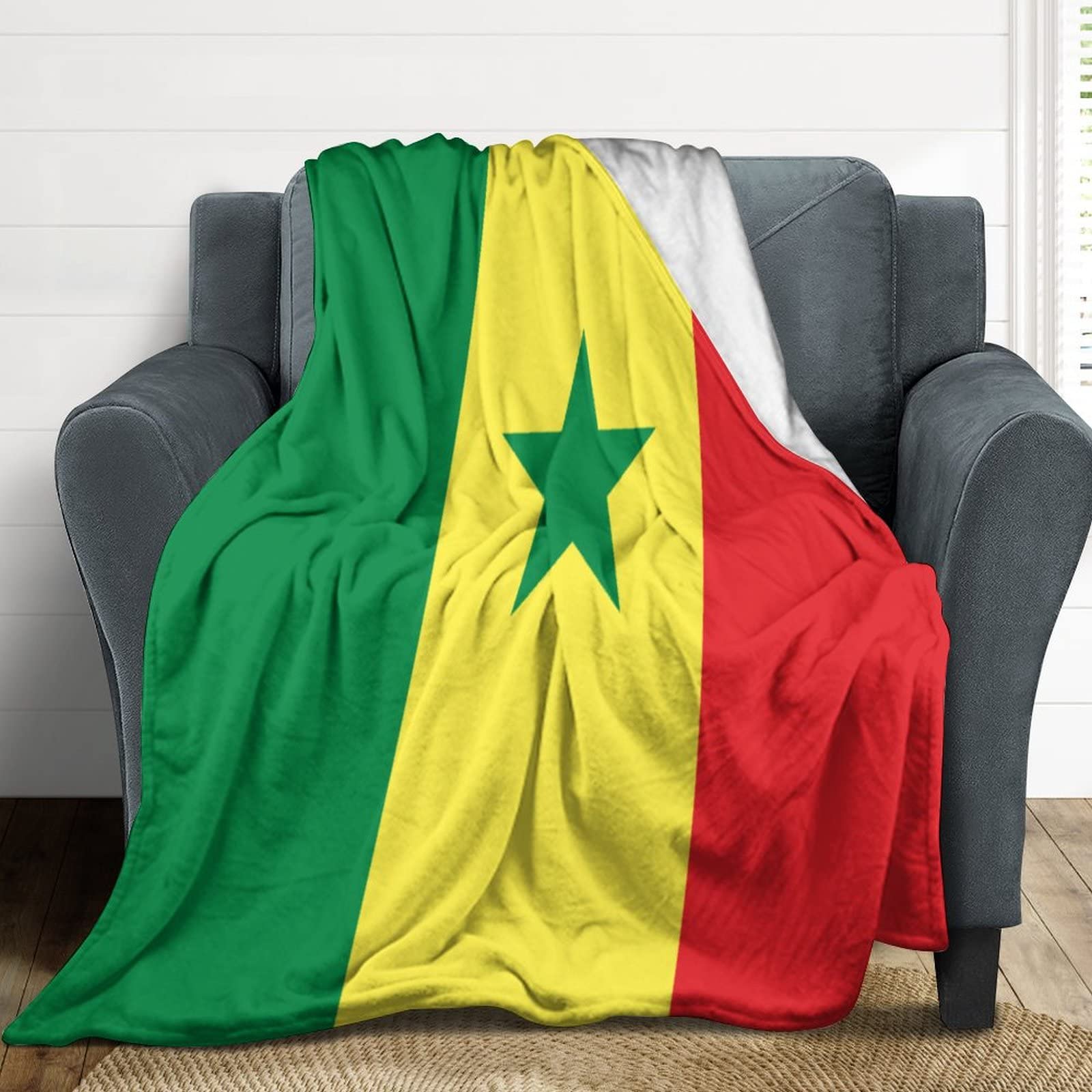 Sénégal Couverture Flanelle Premium : Alliance Parfaite de Douceur Éclatante et Confort Durable