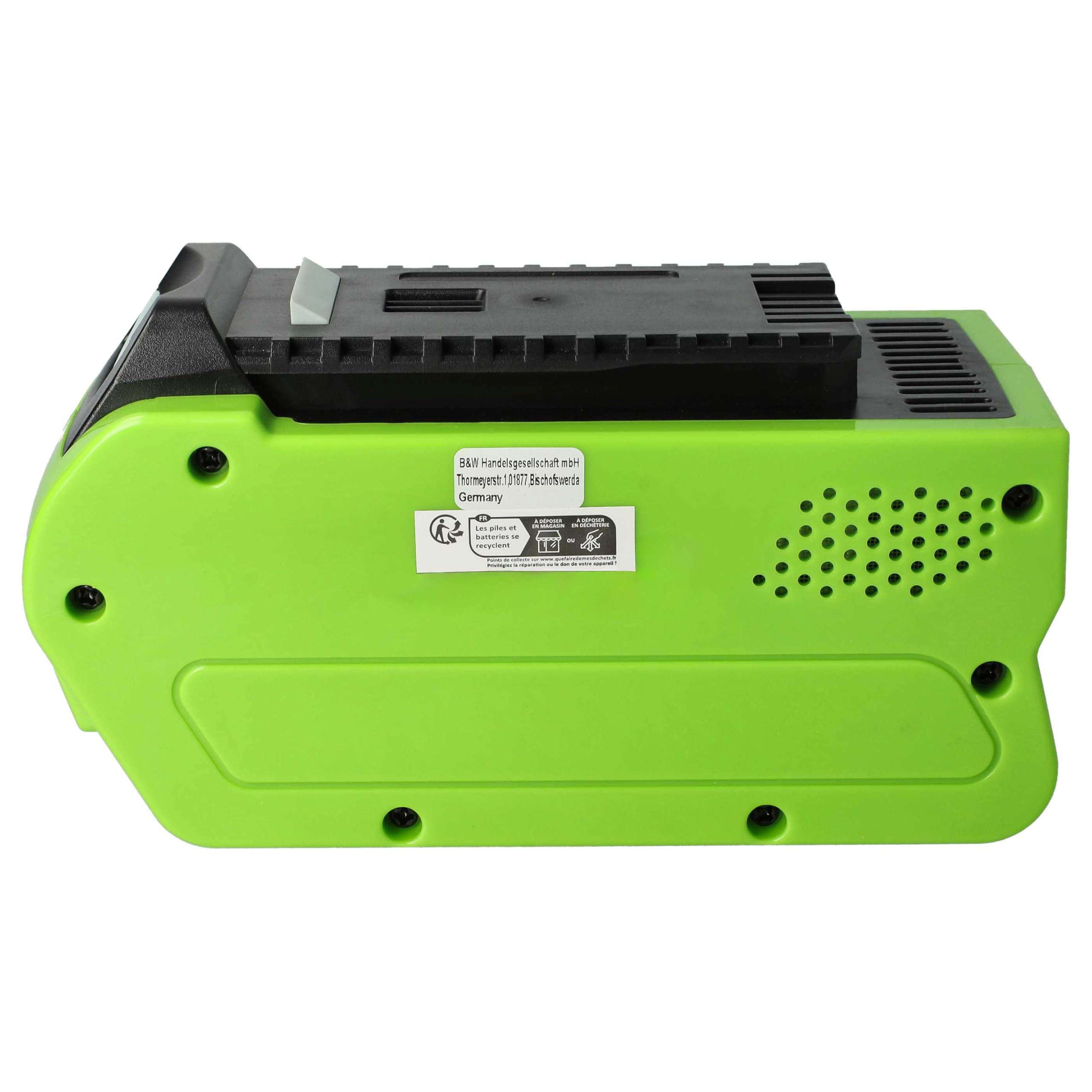 vhbw batteria sostituisce Greenworks 29717, 29727, 29472, 29662, G-MAX 4 AH Li-Ion, 29462 per utensile (4000 mAh, Li-Ion, 40 V)